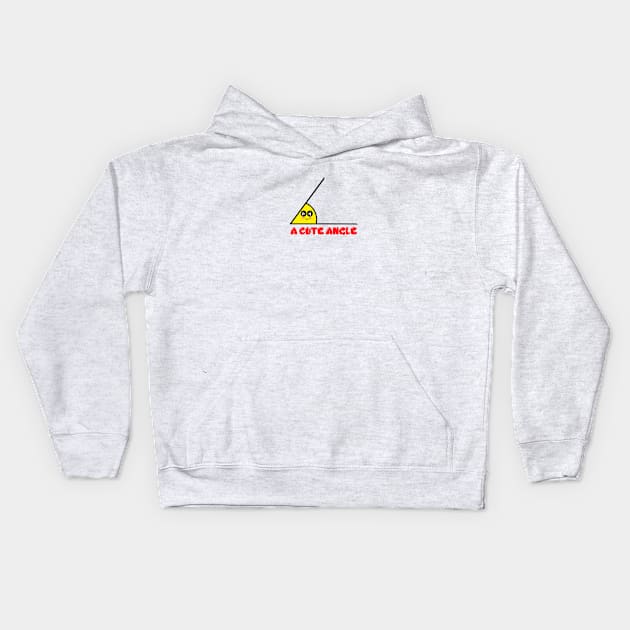 acute angle Kids Hoodie by Bigandsmall